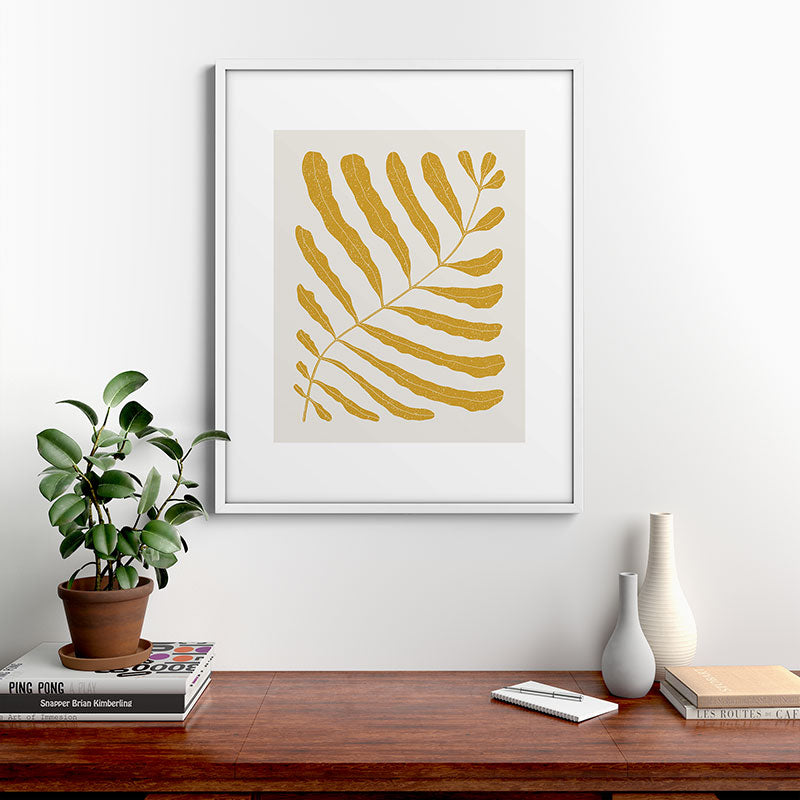 Yellow Plant Framed Art Print Gallery Image 39