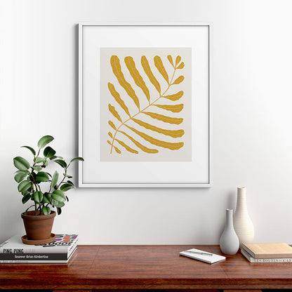 Yellow Plant Framed Art Print Gallery Image 39