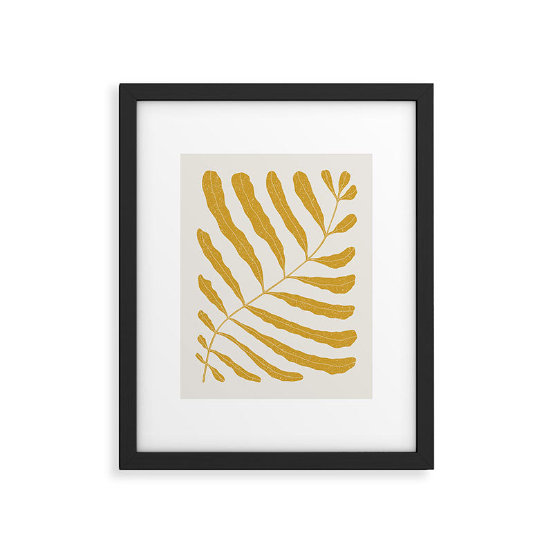 Yellow Plant Framed Art Print Gallery Image 3