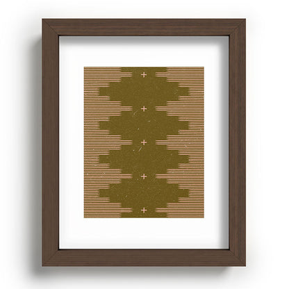 Southwestern Minimalist Retro Green & Pink Framed Art Print Gallery Image 86