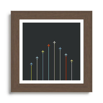 Retro Airplanes 06 Framed Art Print Gallery Image 57