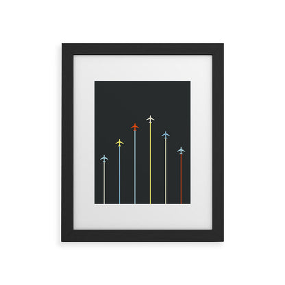 Retro Airplanes 06 Framed Art Print Gallery Image 40