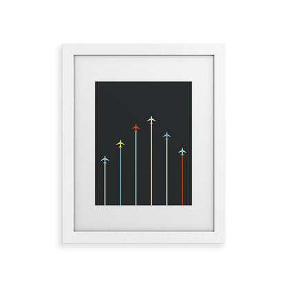 Retro Airplanes 06 Framed Art Print Gallery Image 74