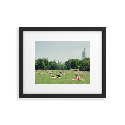 Summer in Central Park New York City | 35mm Film Photography Framed Art Print Gallery Image 2