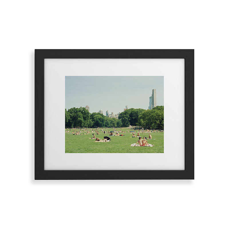 Summer in Central Park New York City | 35mm Film Photography Framed Art Print Gallery Image 34