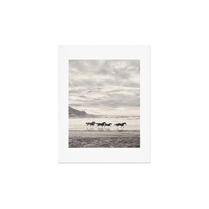 Horses on the Beach Art Print Gallery Image 2
