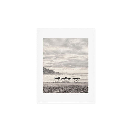 Horses on the Beach Art Print Gallery Image 2