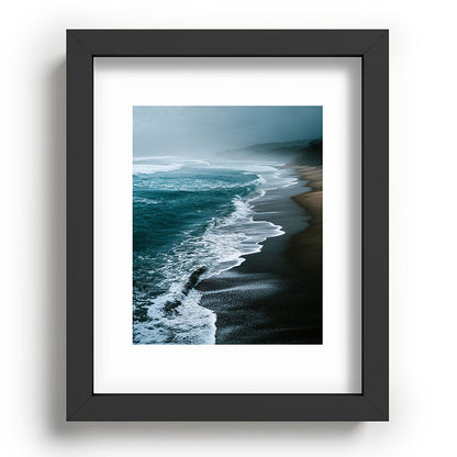 Misty Shoreline - Moody Ocean Photography Print Framed Art Print Gallery Image 58