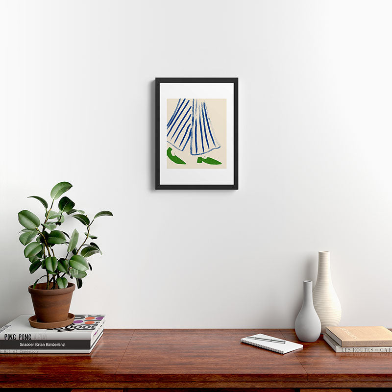 Green Shoes Framed Art Print Gallery Image 3