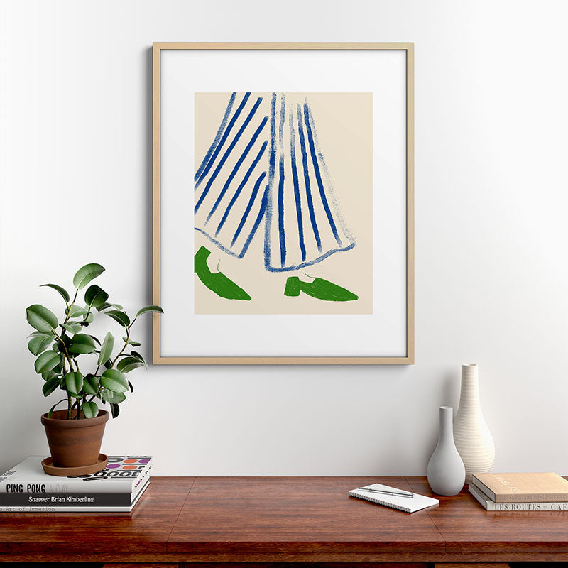 Green Shoes Framed Art Print Gallery Image 21
