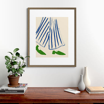 Green Shoes Framed Art Print Gallery Image 42