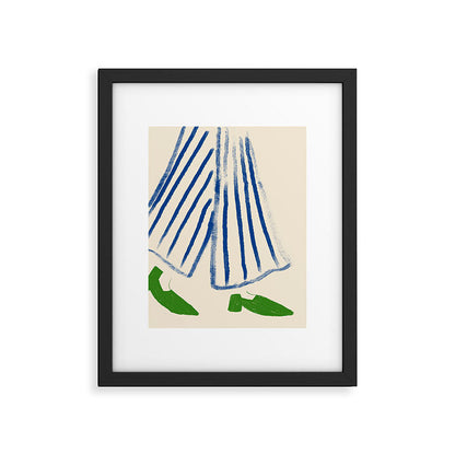 Green Shoes Framed Art Print Gallery Image 1
