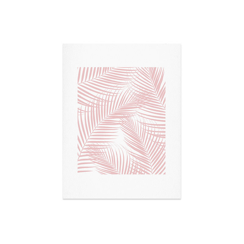 Blush Pink Palm Leaves Dream - Cali Summer Vibes #2 #tropical #decor #art #society6 Art Print Gallery Image 6
