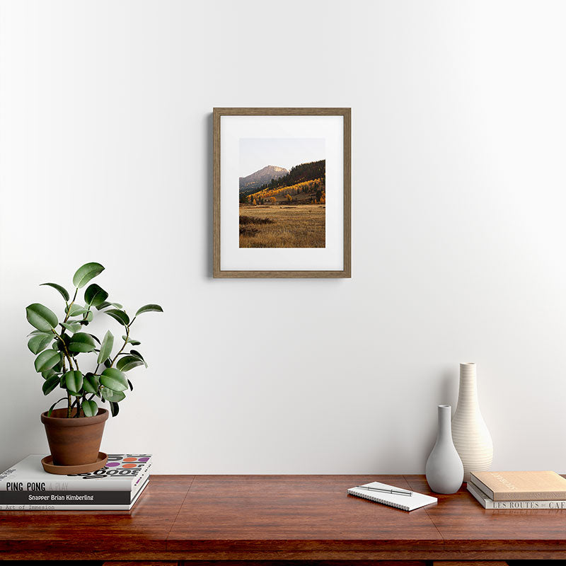 Mountain Valley Morning Light Framed Art Print Gallery Image 11