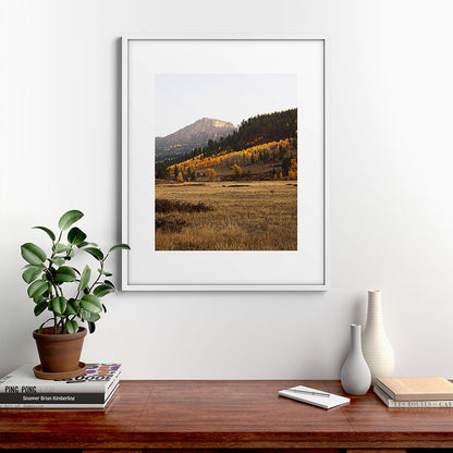 Mountain Valley Morning Light Framed Art Print Gallery Image 28