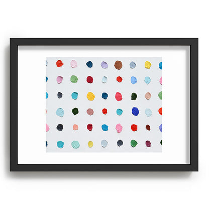 Infinite Polka Daubs Framed Art Print Gallery Image 81