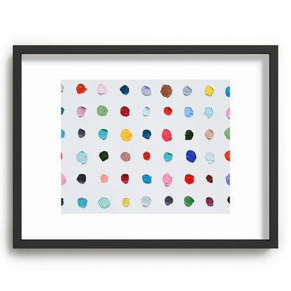 Infinite Polka Daubs Framed Art Print Gallery Image 84