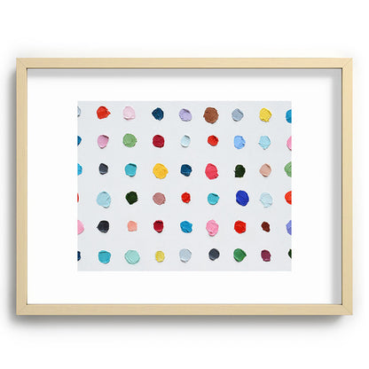 Infinite Polka Daubs Framed Art Print Gallery Image 99