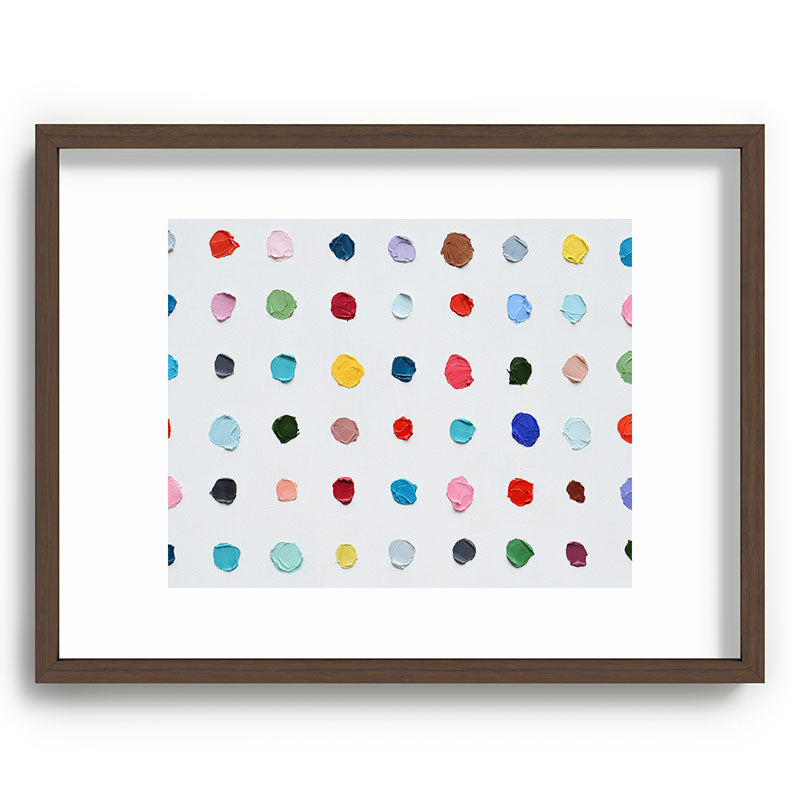 Infinite Polka Daubs Framed Art Print Gallery Image 92