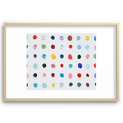 Infinite Polka Daubs Framed Art Print Gallery Image 102