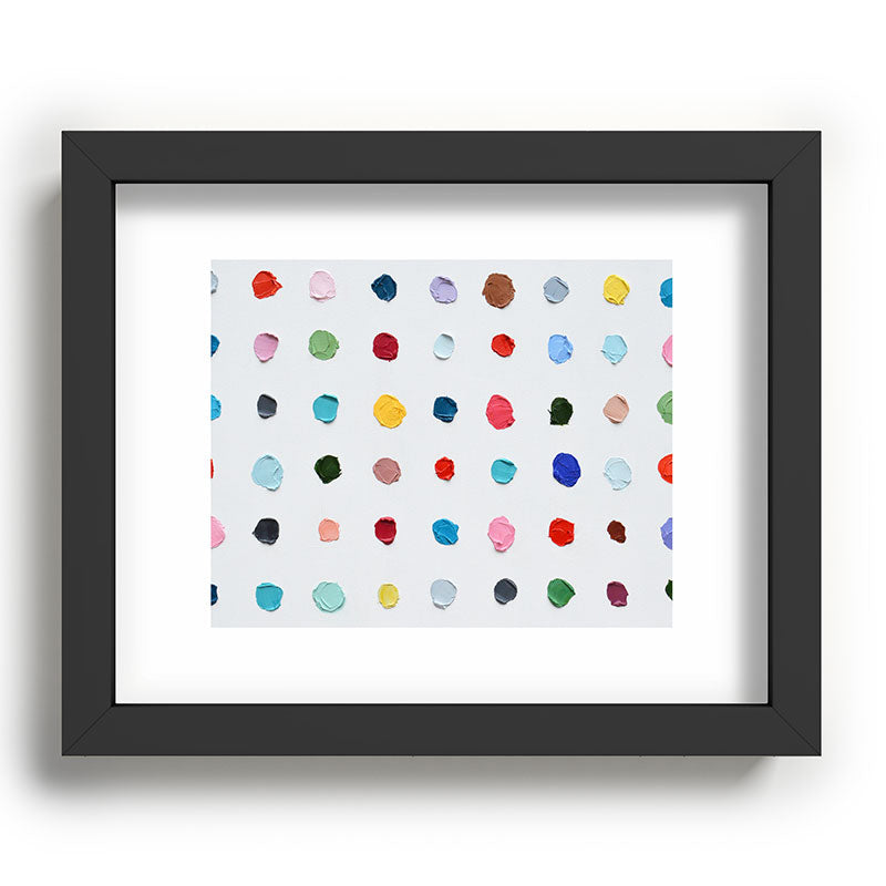 Infinite Polka Daubs Framed Art Print Gallery Image 78