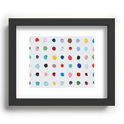 Infinite Polka Daubs Framed Art Print Gallery Image 78