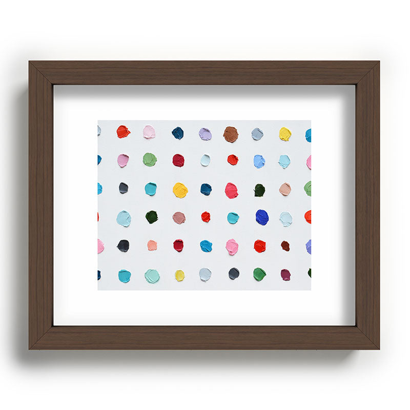 Infinite Polka Daubs Framed Art Print Gallery Image 86