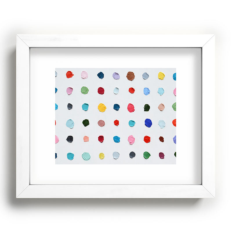 Infinite Polka Daubs Framed Art Print Gallery Image 103