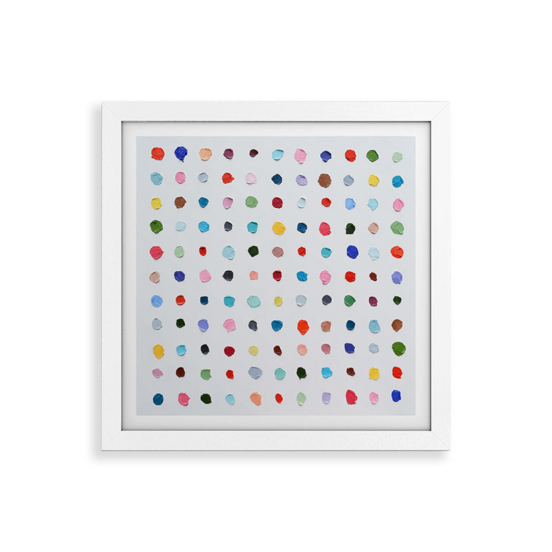 Infinite Polka Daubs Framed Art Print Gallery Image 82
