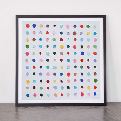 Infinite Polka Daubs Framed Art Print Gallery Image 55