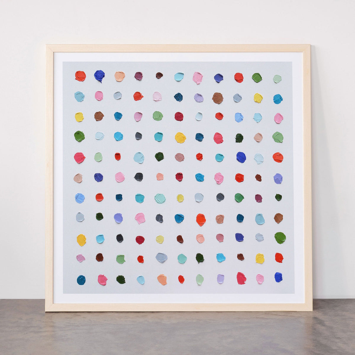 Infinite Polka Daubs Framed Art Print Gallery Image 77