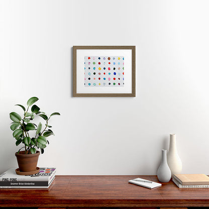 Infinite Polka Daubs Framed Art Print Gallery Image 53