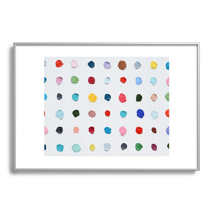 Infinite Polka Daubs Framed Art Print Gallery Image 132