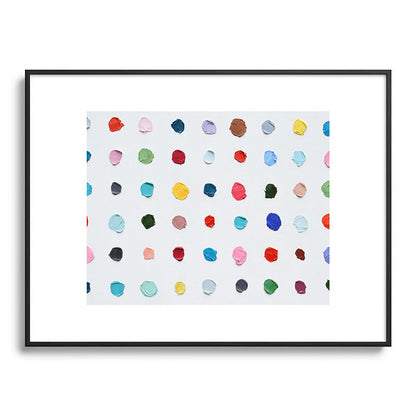 Infinite Polka Daubs Framed Art Print Gallery Image 116