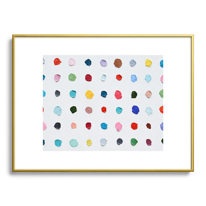 Infinite Polka Daubs Framed Art Print Gallery Image 125