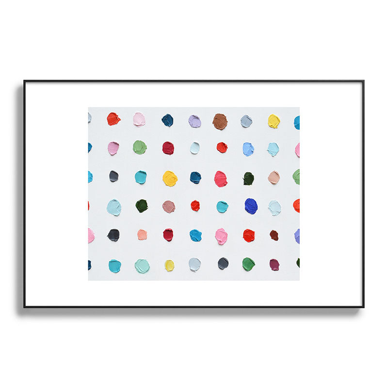 Infinite Polka Daubs Framed Art Print Gallery Image 119