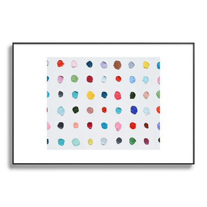 Infinite Polka Daubs Framed Art Print Gallery Image 119