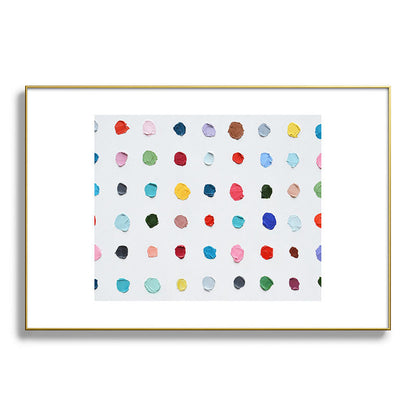 Infinite Polka Daubs Framed Art Print Gallery Image 128