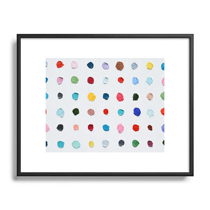 Infinite Polka Daubs Framed Art Print Gallery Image 111