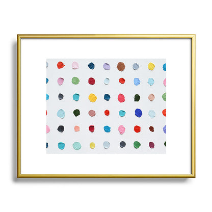 Infinite Polka Daubs Framed Art Print Gallery Image 120