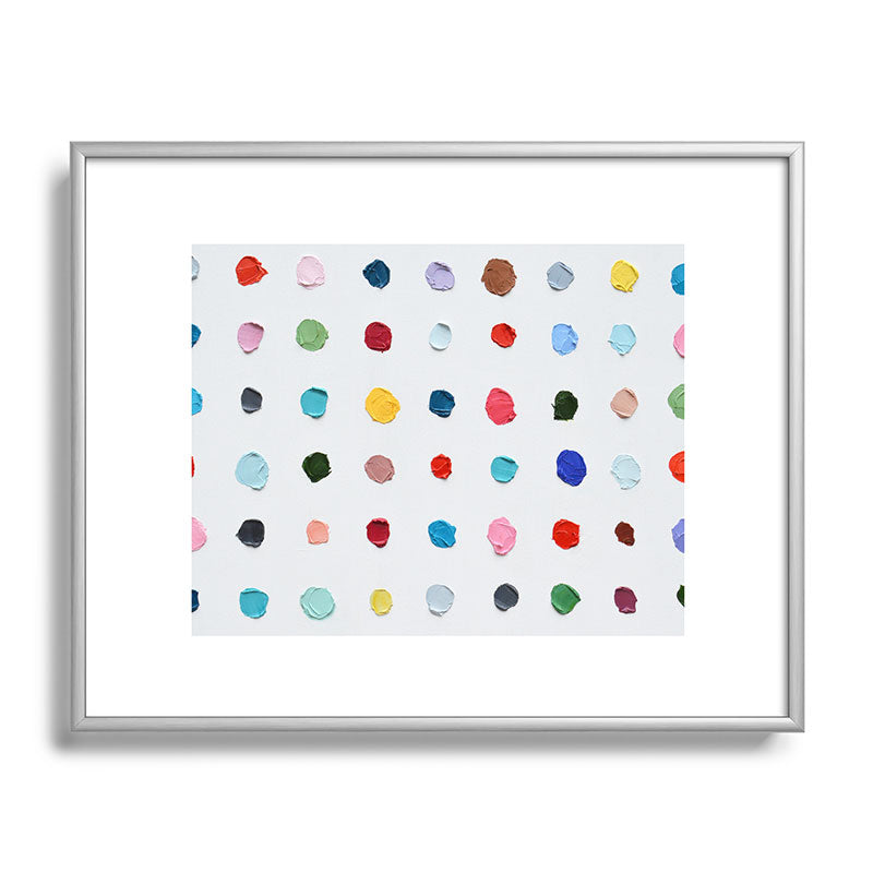 Infinite Polka Daubs Framed Art Print Gallery Image 129