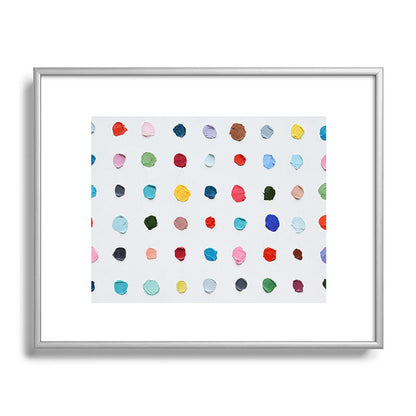 Infinite Polka Daubs Framed Art Print Gallery Image 129