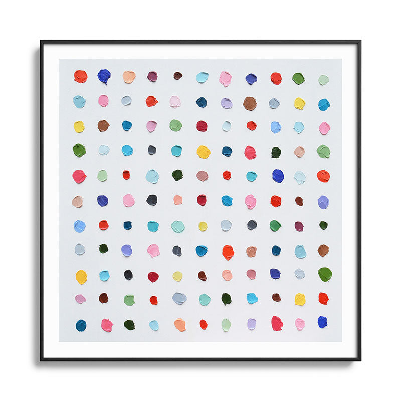 Infinite Polka Daubs Framed Art Print Gallery Image 126