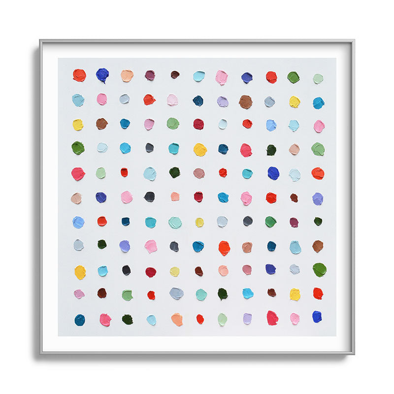 Infinite Polka Daubs Framed Art Print Gallery Image 141