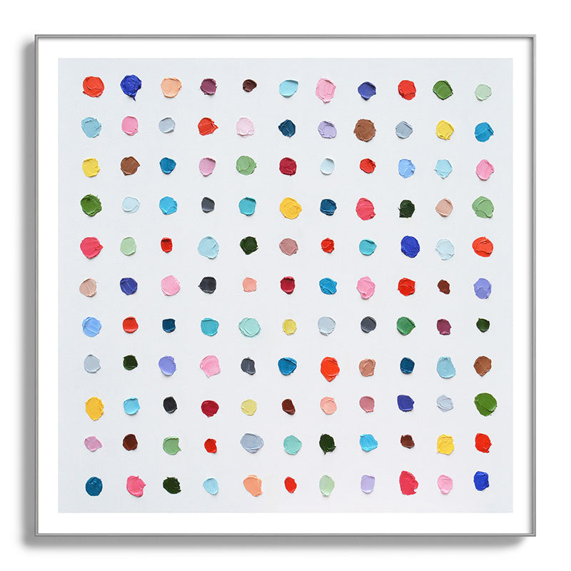 Infinite Polka Daubs Framed Art Print Gallery Image 142