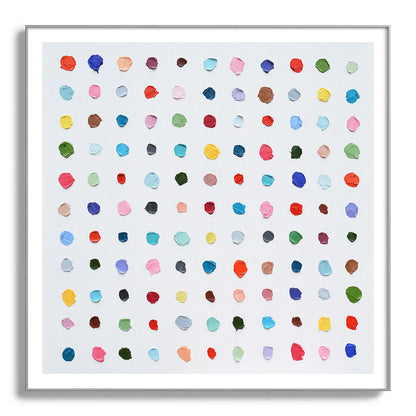 Infinite Polka Daubs Framed Art Print Gallery Image 142