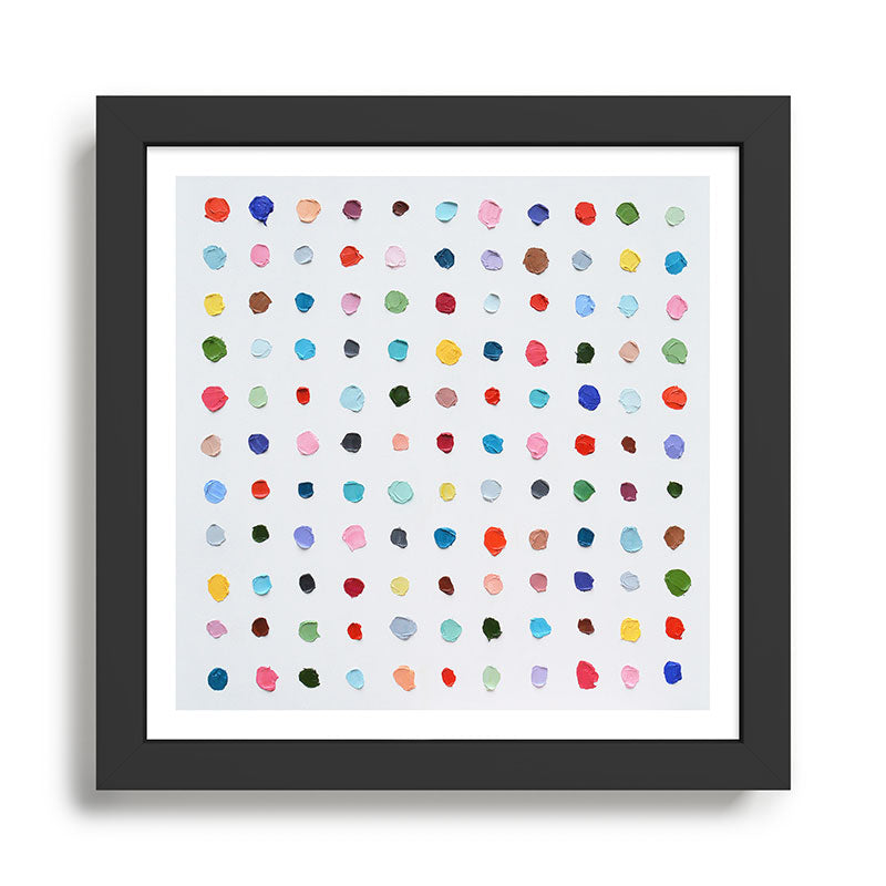 Infinite Polka Daubs Framed Art Print Gallery Image 2