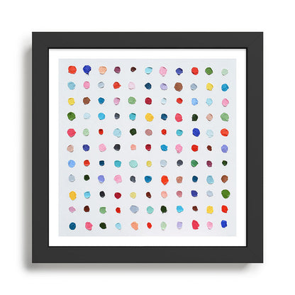 Infinite Polka Daubs Framed Art Print Gallery Image 2