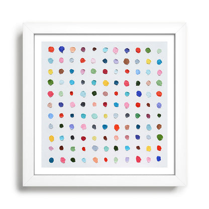 Infinite Polka Daubs Framed Art Print Gallery Image 35