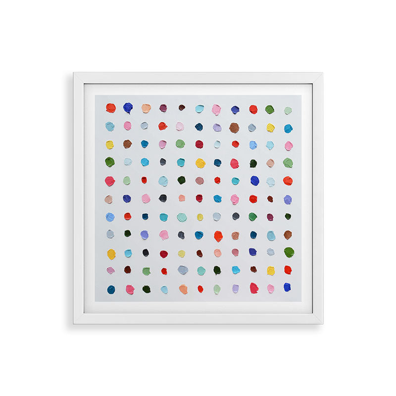 Infinite Polka Daubs Framed Art Print Gallery Image 38